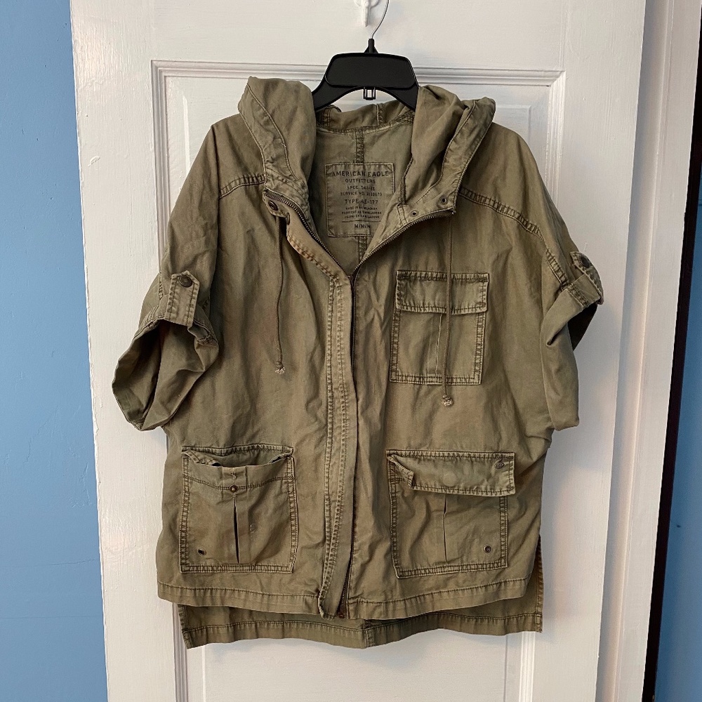 Army Green AE Short Sleeve Jacket